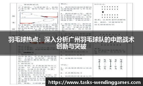 羽毛球热点：深入分析广州羽毛球队的中路战术创新与突破