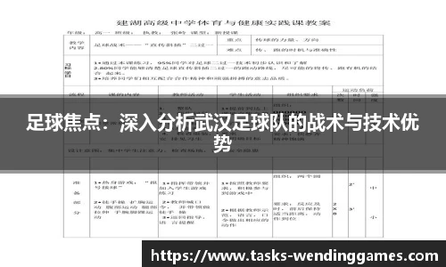 足球焦点：深入分析武汉足球队的战术与技术优势